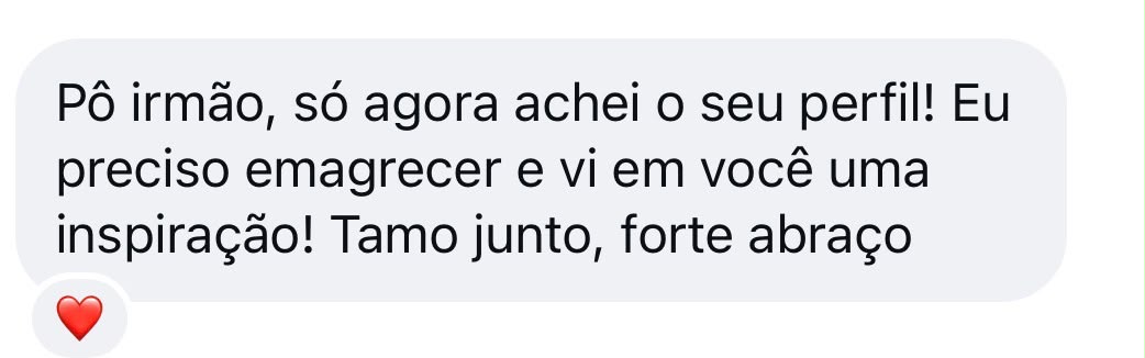 Depoimento de aluno